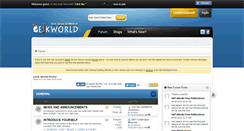 Desktop Screenshot of geekworld.co.in